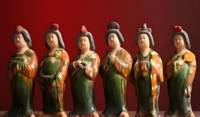 tri-coloured glazed pottery of the Tang Dynasty