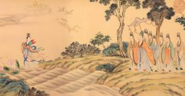 Read more about the article 洛神赋图，采用连续多幅画面表现一个完整情节的手法，体现东晋时期绘画独特魅力