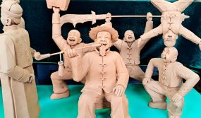 Treasures of folk art, brilliant blooming of clay sculpture art