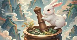 Read more about the article 民间故事：玉兔捣药