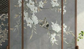 家居风水屏风和大门